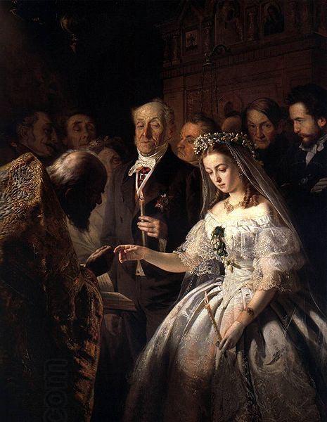 Vasiliy Pukirev The Arranged Marriage oil painting picture